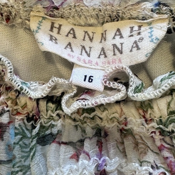 Hannah Banana Dress Womens Sz Small Or Girls Sz 16 Fairy Coquette Dainty Sheer - Picture 9 of 9